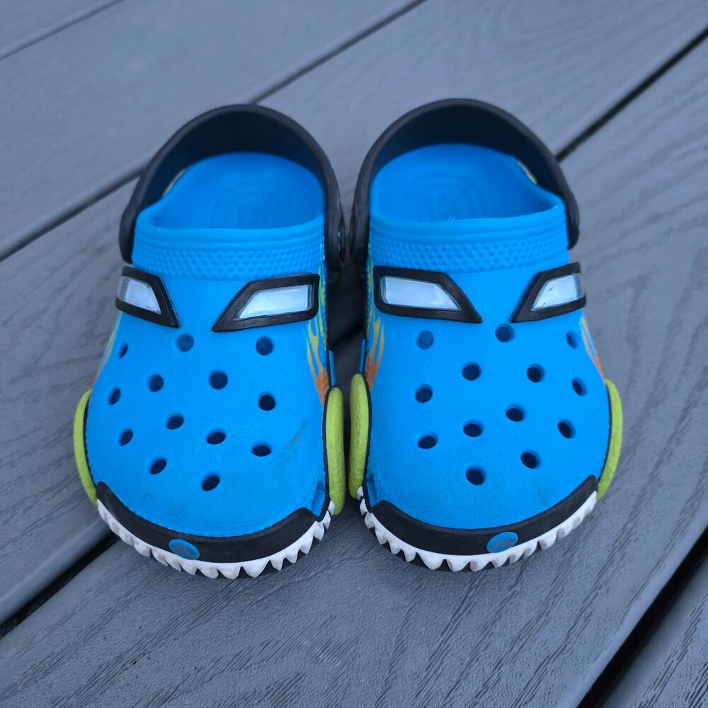 Crocs Kids Monster Trucks Classic Clog Blue, Size C9